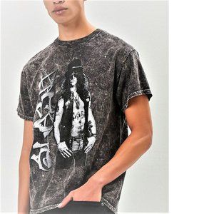 Slash Live Logo Wash Guns N Roses metal rock T-Shirt L NWT